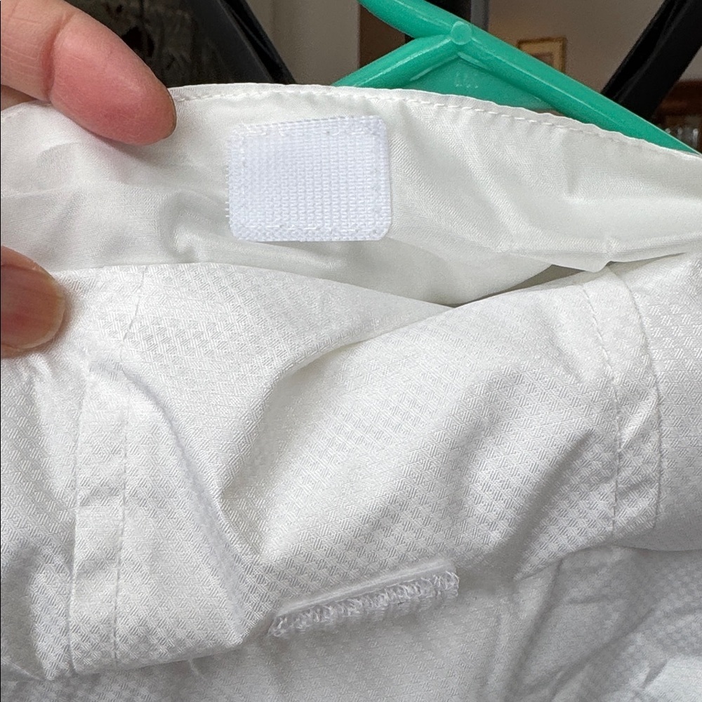 NEW Appleseed’s White nylon retractable Hooded Windbreaker Jacket women’s 2X - Picture 10 of 12